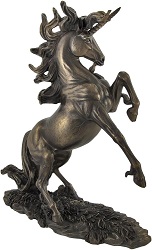 LICORNE CABREE FACON BRONZE STATUE SCULPTURE