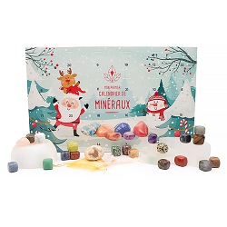 CALENDRIER DE L AVENT PIERRES NATURELLES COFFRET