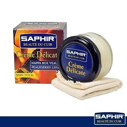 CREME DELICATE SAPHIR POMMADIER 50 ML + CHAMOISINE BOITE