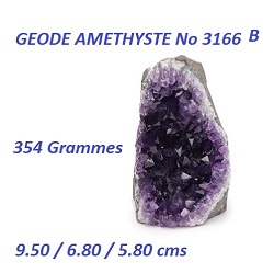 AMETHYSTE GEODE PIERRE NATURELLE 354 GRAMMES No 3166B