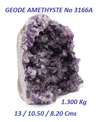 AMETHYSTE GEODE PIERRE NATURELLE 1300 GRAMMES No 3166A