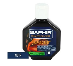 JUVACUIR RENOVATEUR POUR BLOUSON VESTE SAPHIR 75 ML NOIR