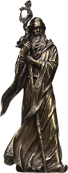 MERLIN L ENCHANTEUR FACON BRONZE STATUE SCULPTURE